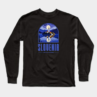 Love is in Slovenia Long Sleeve T-Shirt